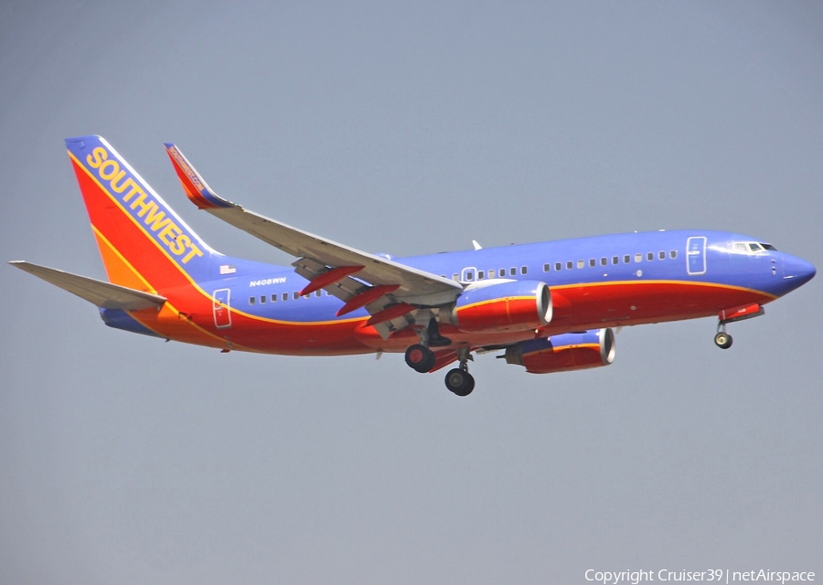 Southwest Airlines Boeing 737-7H4 (N408WN) | Photo 261273