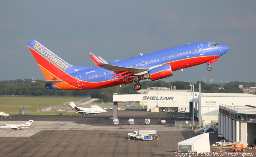 Southwest Airlines Boeing 737-7H4 (N408WN) | Photo 358006