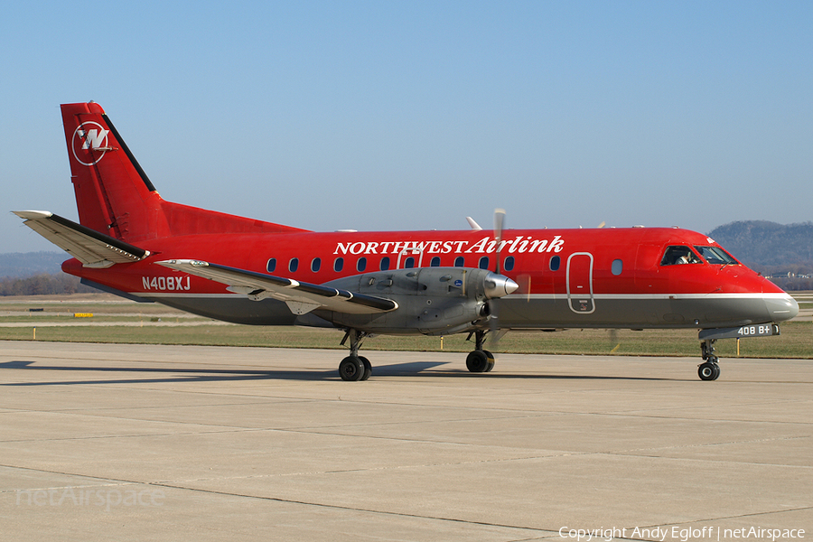 Northwest Airlink (Mesaba Airlines) SAAB 340B+ (N408XJ) | Photo 198294