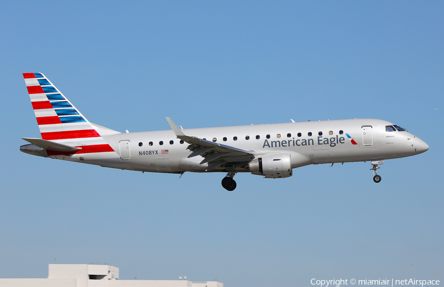 American Eagle (Republic Airlines) Embraer ERJ-175LR (ERJ-170-200LR) (N408YX) | Photo 95991