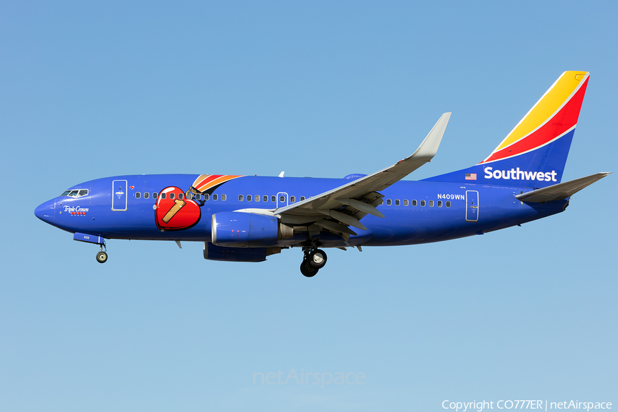 Southwest Airlines Boeing 737-7H4 (N409WN) | Photo 289637