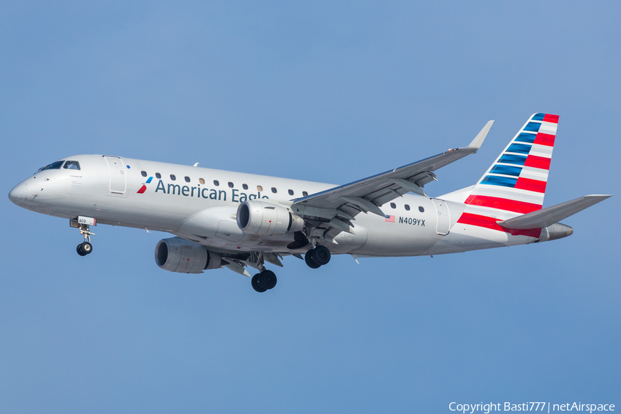 American Eagle (Republic Airlines) Embraer ERJ-175LR (ERJ-170-200LR) (N409YX) | Photo 66769