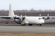 Lynden Air Cargo Lockheed L-100-30 (Model 382G) Hercules (N410LC) at  Anchorage - Ted Stevens International, United States