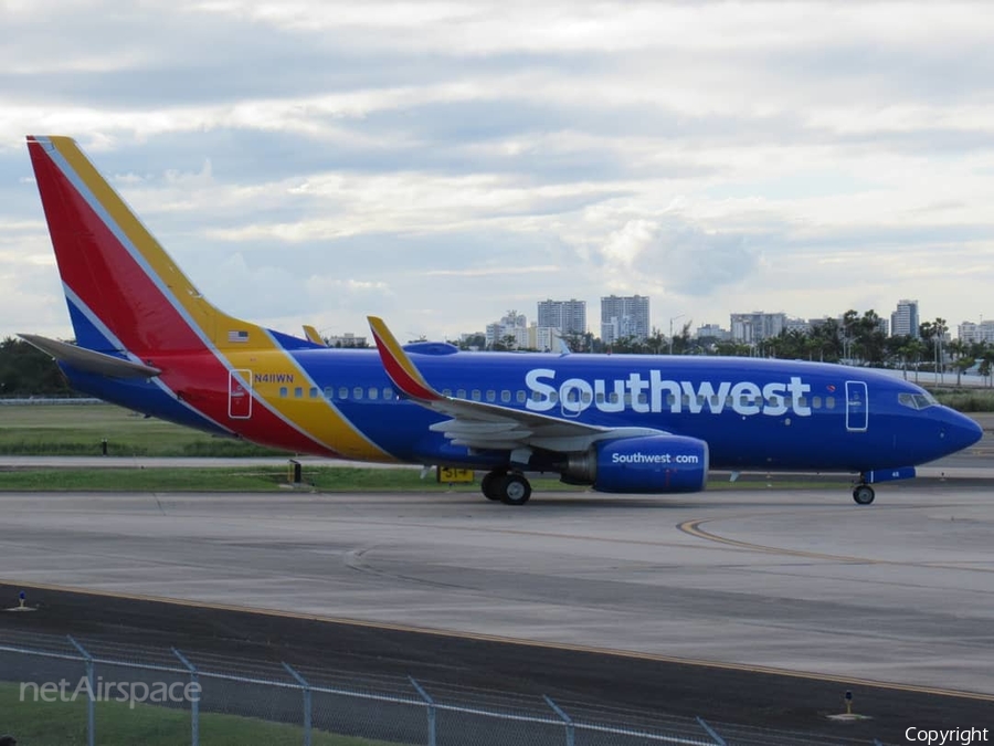 Southwest Airlines Boeing 737-7H4 (N411WN) | Photo 282672