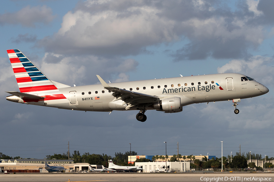 American Eagle (Republic Airlines) Embraer ERJ-175LR (ERJ-170-200LR) (N411YX) | Photo 138049