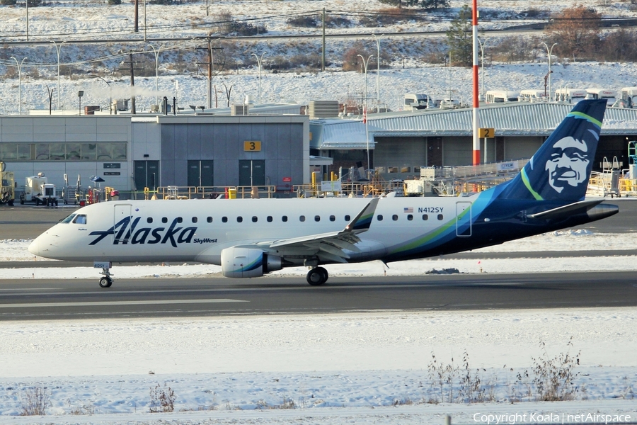 Alaska Airlines (Skywest) Embraer ERJ-175LR (ERJ-170-200LR) (N412SY) | Photo 538277