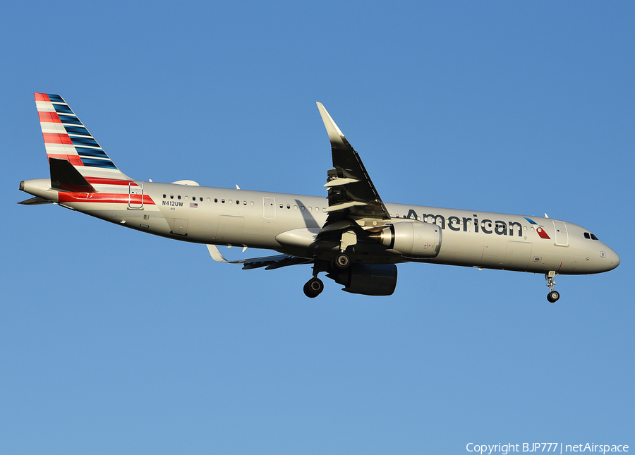 American Airlines Airbus A321-253NX (N412UW) | Photo 468659