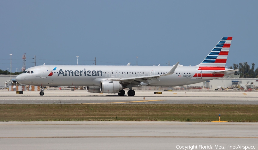 American Airlines Airbus A321-253NX (N412UW) | Photo 621290