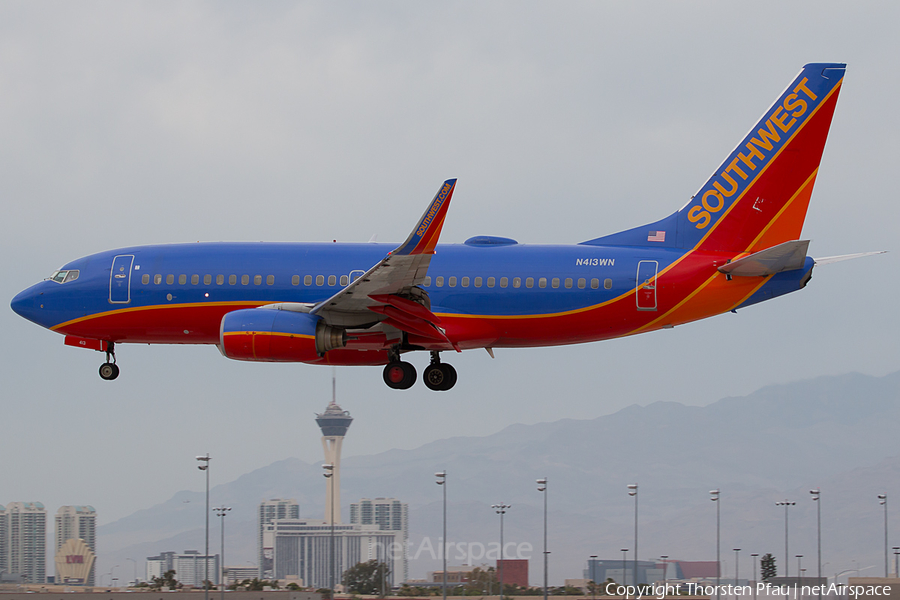 Southwest Airlines Boeing 737-7H4 (N413WN) | Photo 89009
