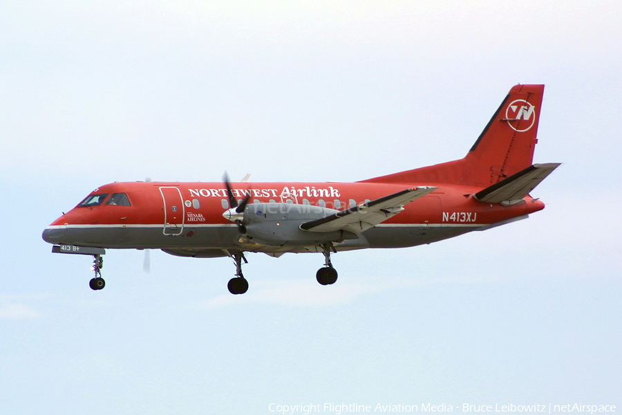 Northwest Airlink (Mesaba Airlines) SAAB 340B+ (N413XJ) | Photo 184323