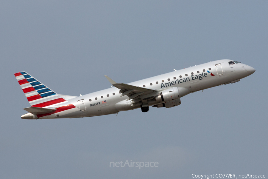 American Eagle (Republic Airlines) Embraer ERJ-175LR (ERJ-170-200LR) (N413YX) | Photo 62852