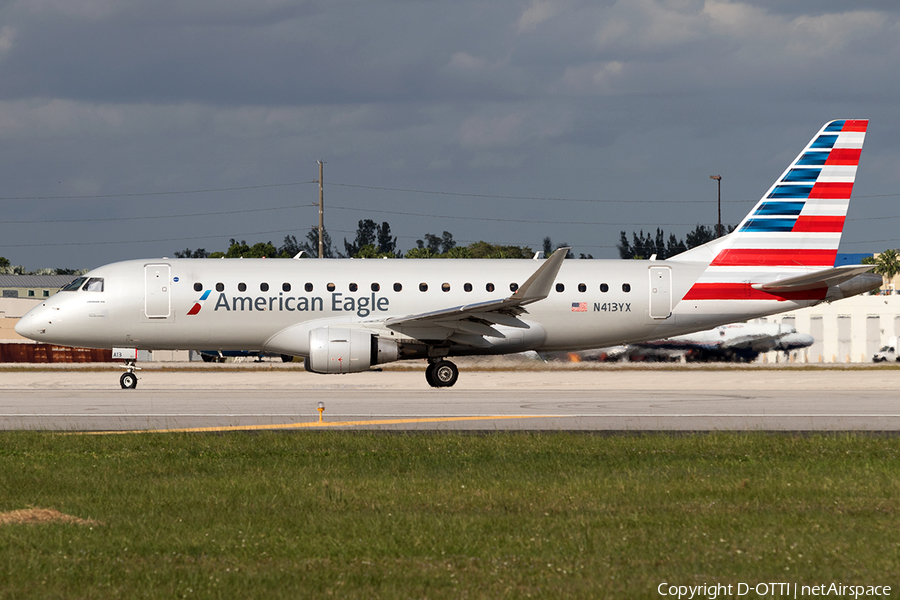 American Eagle (Republic Airlines) Embraer ERJ-175LR (ERJ-170-200LR) (N413YX) | Photo 134460