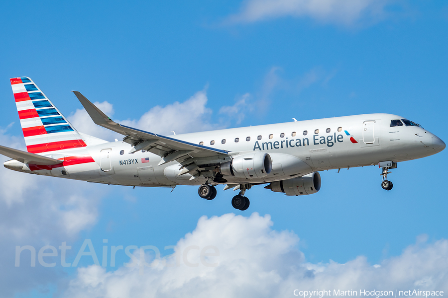 American Eagle (Republic Airlines) Embraer ERJ-175LR (ERJ-170-200LR) (N413YX) | Photo 316325