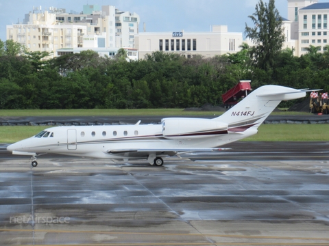 FliteAccess Cessna 750 Citation X (N414FJ) at  San Juan - Luis Munoz Marin International, Puerto Rico