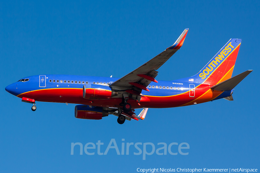 Southwest Airlines Boeing 737-7H4 (N414WN) | Photo 127084