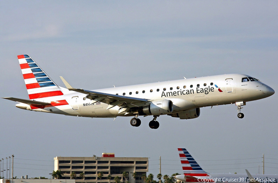 American Eagle (Republic Airlines) Embraer ERJ-175LR (ERJ-170-200LR) (N414YX) | Photo 100121