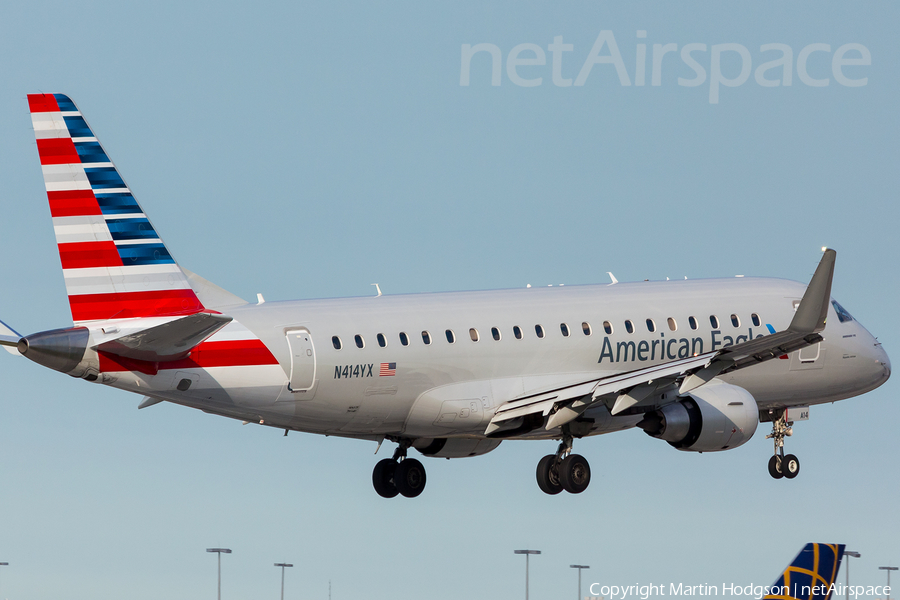 American Eagle (Republic Airlines) Embraer ERJ-175LR (ERJ-170-200LR) (N414YX) | Photo 97664