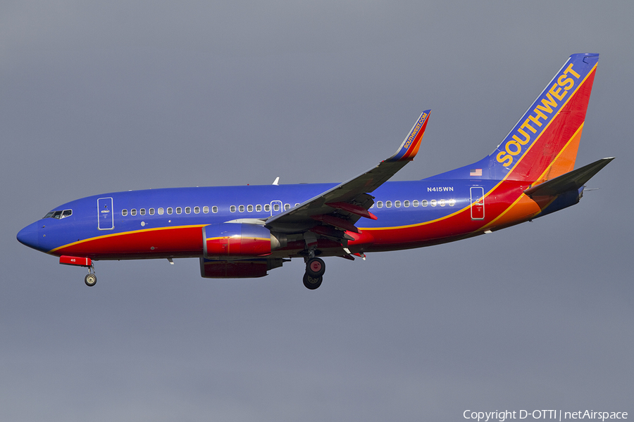 Southwest Airlines Boeing 737-7H4 (N415WN) | Photo 363824
