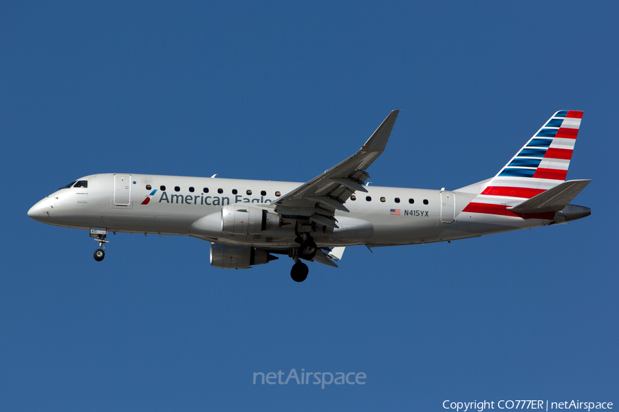 American Eagle (Republic Airlines) Embraer ERJ-175LR (ERJ-170-200LR) (N415YX) | Photo 151004