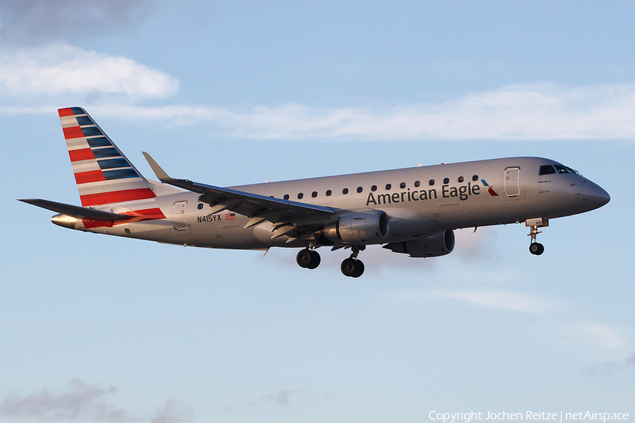 American Eagle (Republic Airlines) Embraer ERJ-175LR (ERJ-170-200LR) (N415YX) | Photo 68217