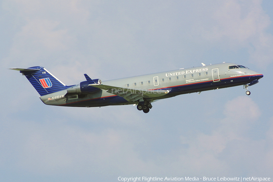 US Airways Express (Air Wisconsin) Bombardier CRJ-200LR (N416AW) | Photo 151854