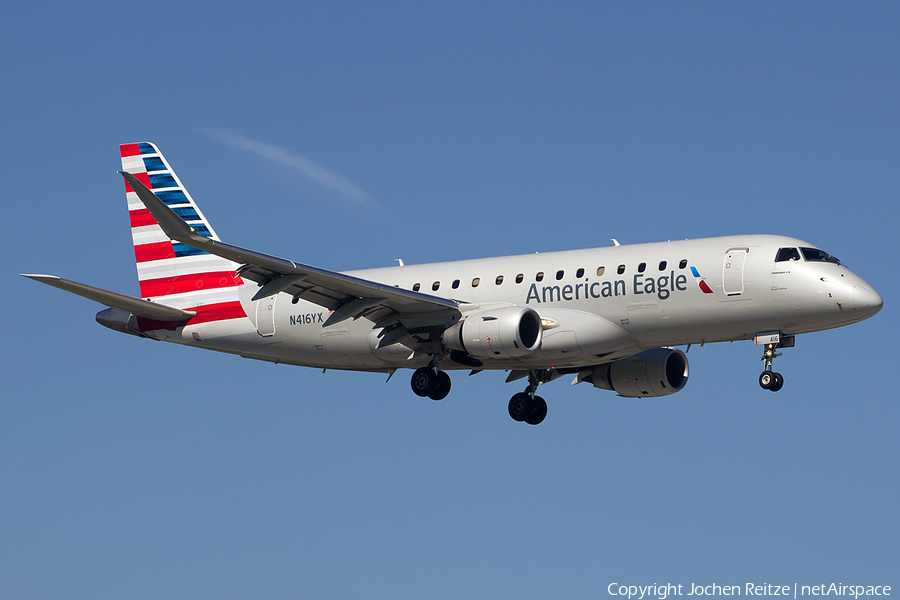 American Eagle (Republic Airlines) Embraer ERJ-175LR (ERJ-170-200LR) (N416YX) | Photo 103979