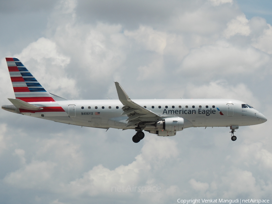 American Eagle (Republic Airlines) Embraer ERJ-175LR (ERJ-170-200LR) (N416YX) | Photo 135210