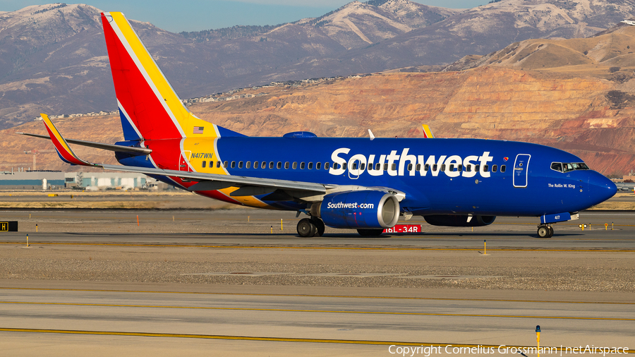 Southwest Airlines Boeing 737-7H4 (N417WN) | Photo 657840