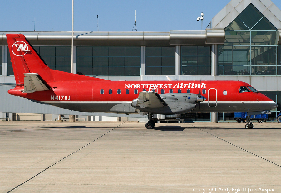 Northwest Airlink (Mesaba Airlines) SAAB 340B+ (N417XJ) | Photo 383370
