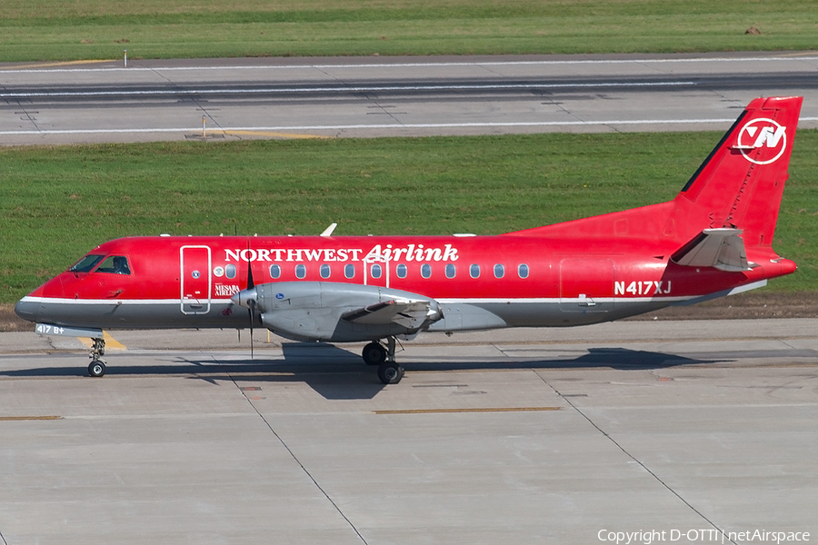 Northwest Airlink (Mesaba Airlines) SAAB 340B+ (N417XJ) | Photo 191236
