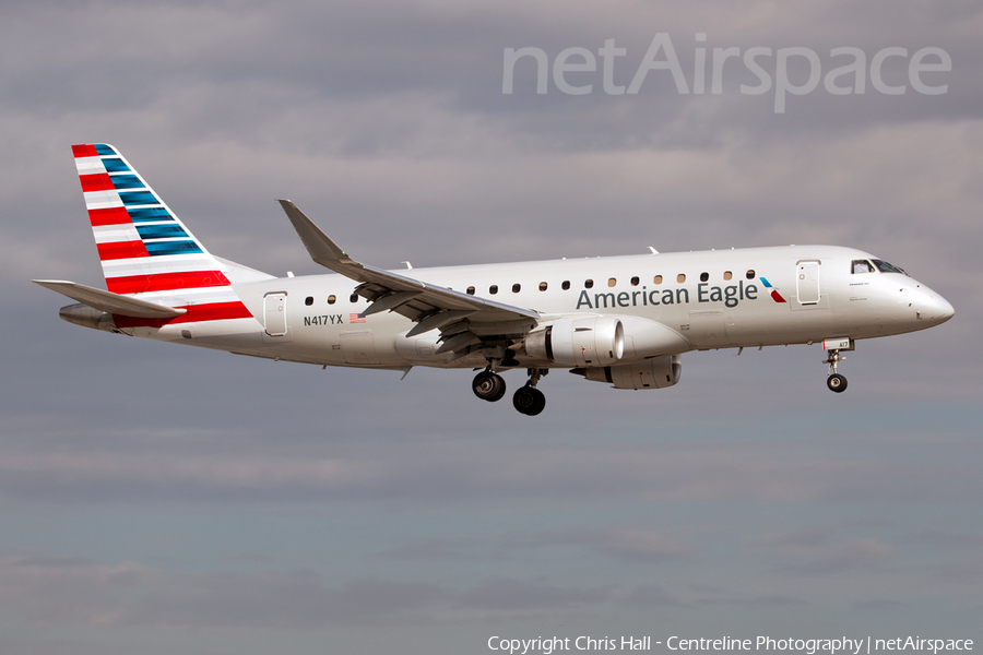 American Eagle (Republic Airlines) Embraer ERJ-175LR (ERJ-170-200LR) (N417YX) | Photo 194254