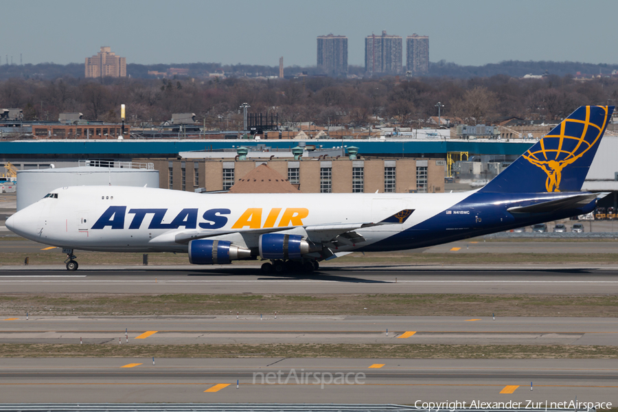 Atlas Air Boeing 747-47UF (N418MC) | Photo 158379