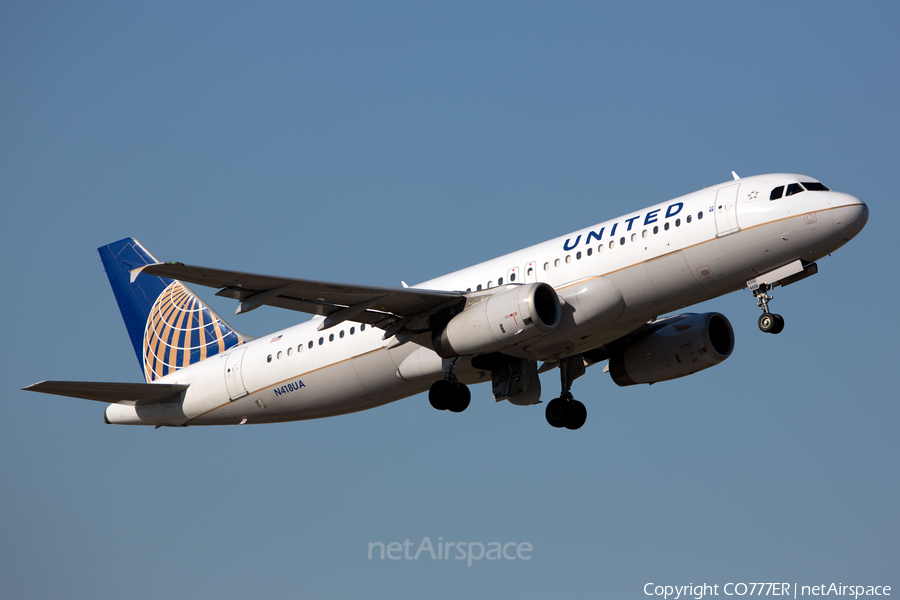 United Airlines Airbus A320-232 (N418UA) | Photo 107026