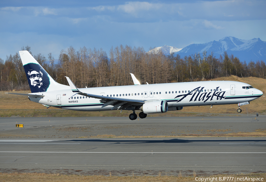 Alaska Airlines Boeing 737-990(ER) (N419AS) | Photo 193157