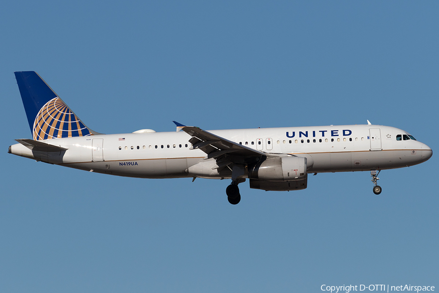 United Airlines Airbus A320-232 (N419UA) | Photo 200288