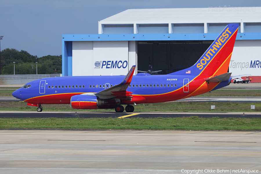Southwest Airlines Boeing 737-7H4 (N419WN) | Photo 36618