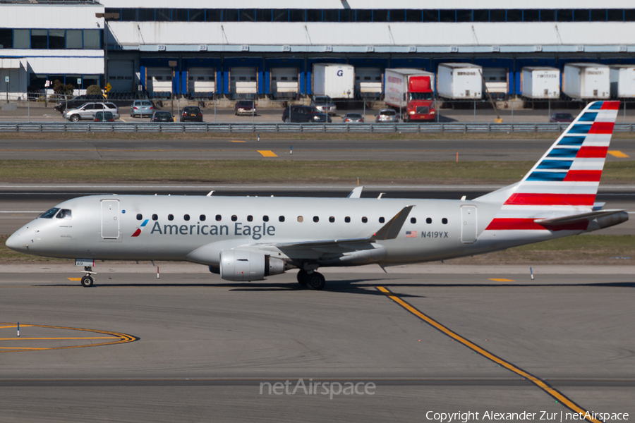 American Eagle (Republic Airlines) Embraer ERJ-175LR (ERJ-170-200LR) (N419YX) | Photo 158403