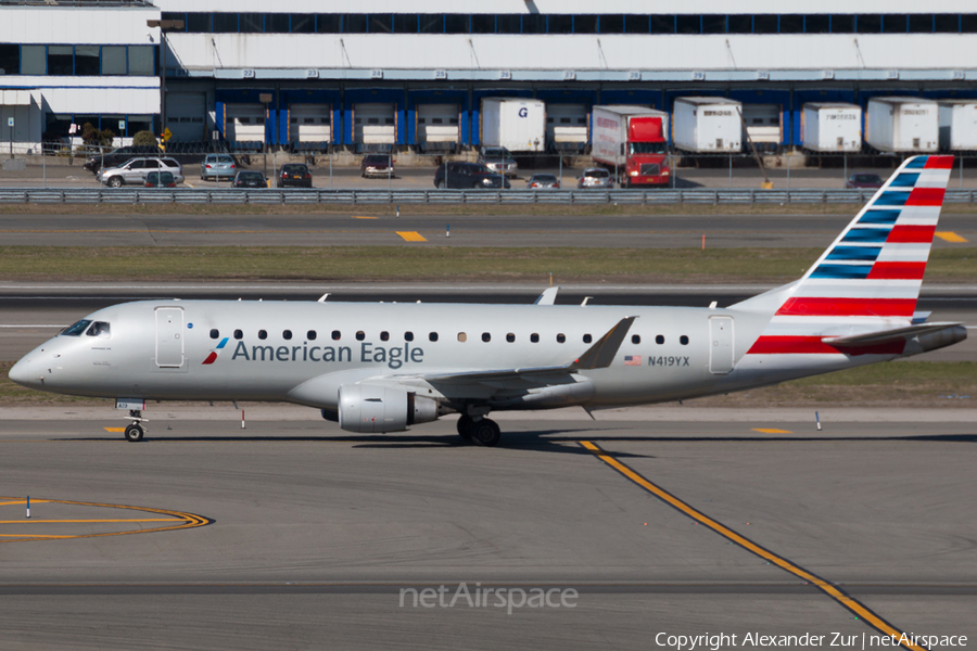 American Eagle (Republic Airlines) Embraer ERJ-175LR (ERJ-170-200LR) (N419YX) | Photo 158403