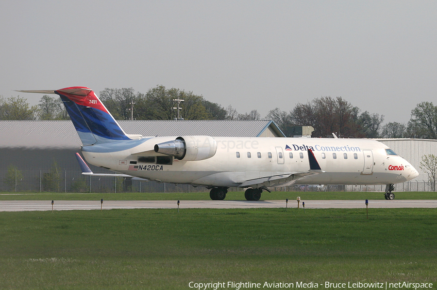 Delta Connection (Comair) Bombardier CRJ-100ER (N420CA) | Photo 150911