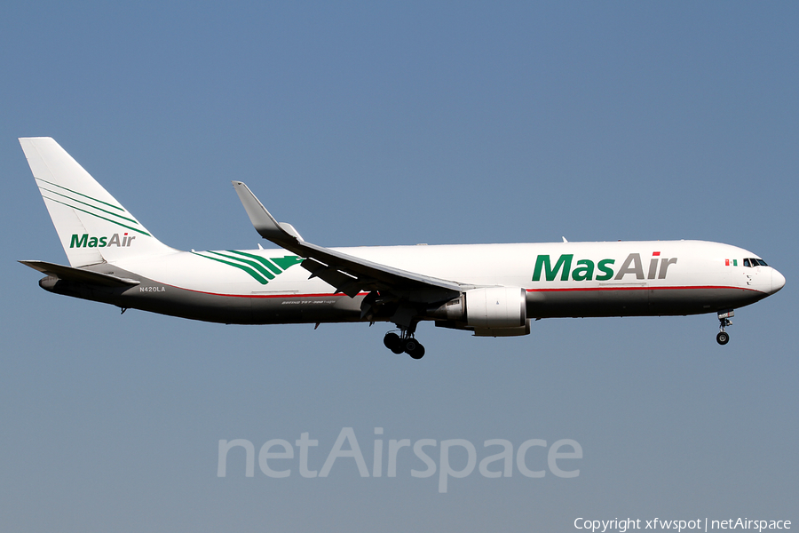 Mas Air Cargo Boeing 767-316F(ER) (N420LA) | Photo 445514