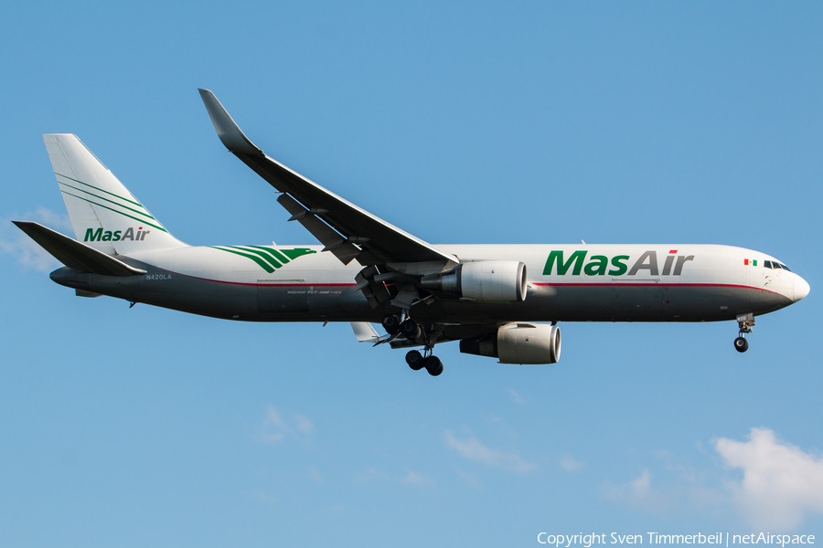 Mas Air Cargo Boeing 767-316F(ER) (N420LA) | Photo 467498