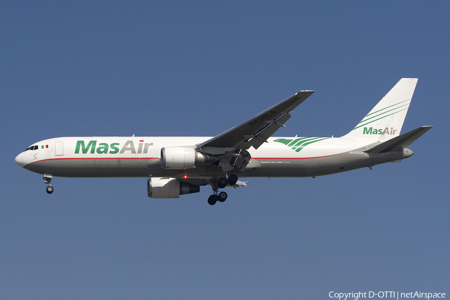 Mas Air Cargo Boeing 767-316F(ER) (N420LA) | Photo 279428
