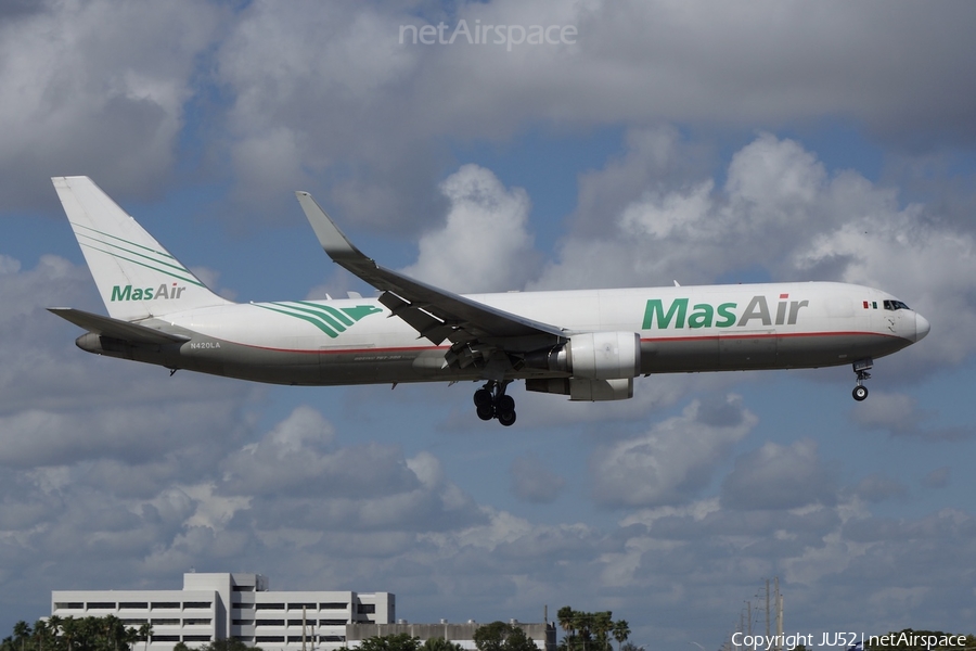 Mas Air Cargo Boeing 767-316F(ER) (N420LA) | Photo 291851