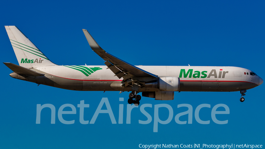 Mas Air Cargo Boeing 767-316F(ER) (N420LA) | Photo 296376