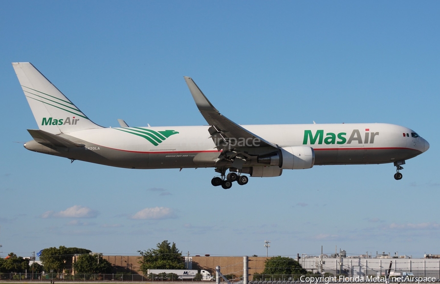 Mas Air Cargo Boeing 767-316F(ER) (N420LA) | Photo 300398