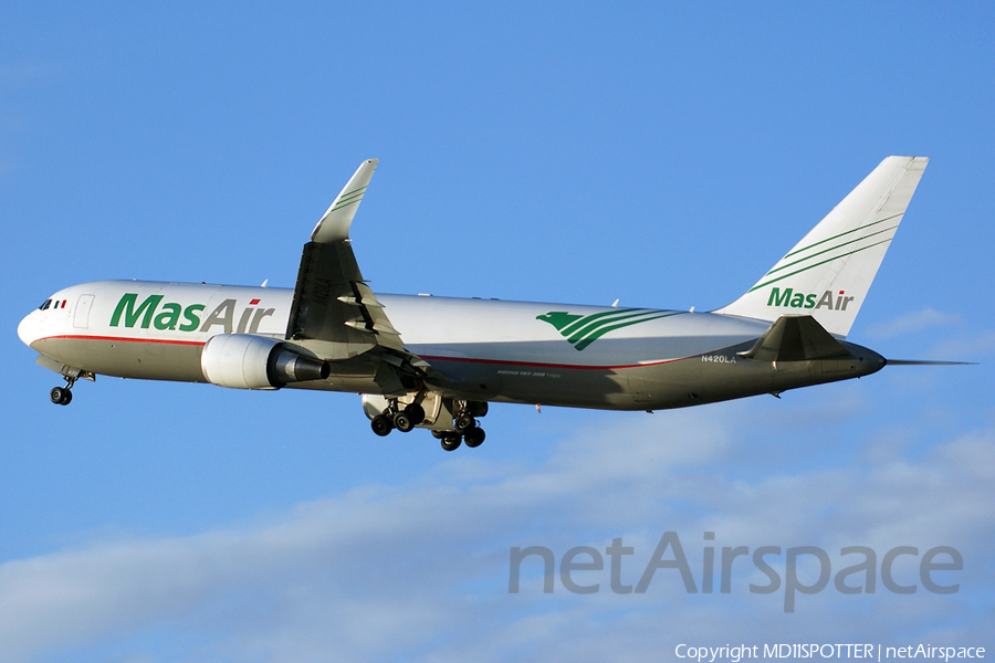 Mas Air Cargo Boeing 767-316F(ER) (N420LA) | Photo 65544