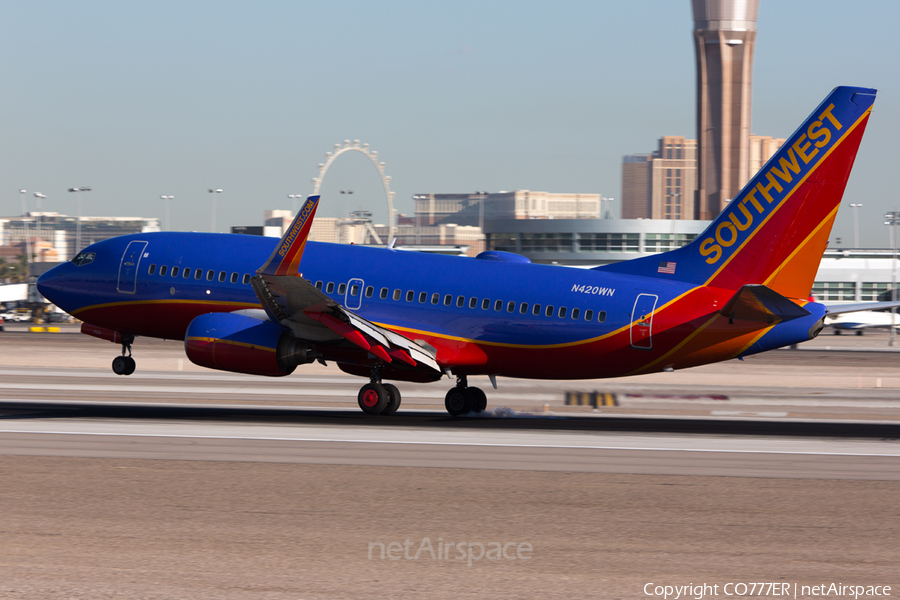 Southwest Airlines Boeing 737-7H4 (N420WN) | Photo 56700