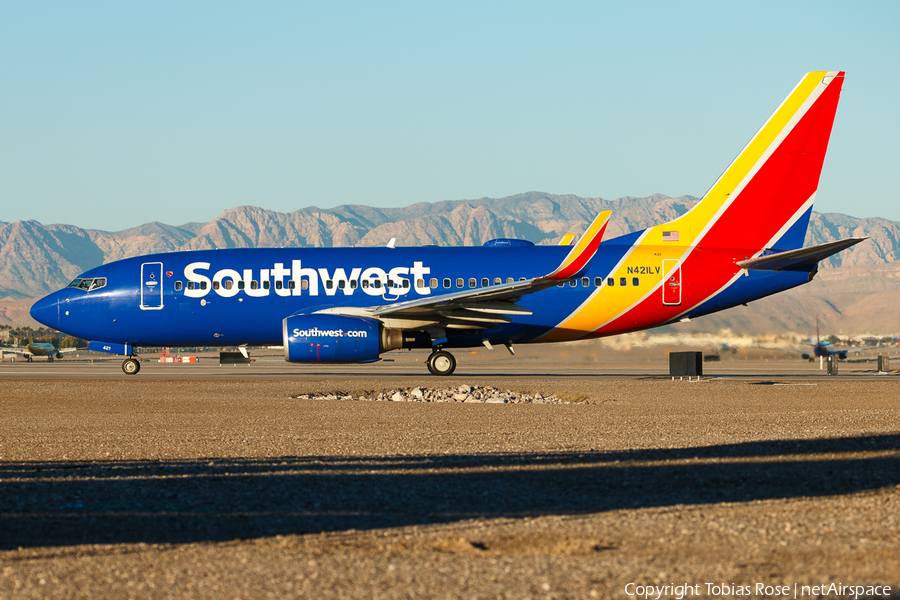 Southwest Airlines Boeing 737-7H4 (N421LV) | Photo 325804