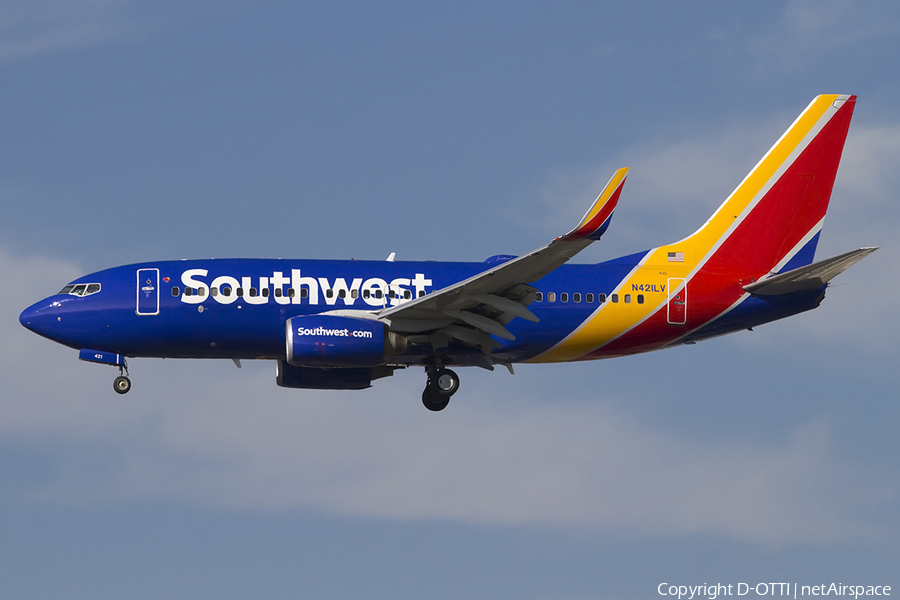 Southwest Airlines Boeing 737-7H4 (N421LV) | Photo 458371