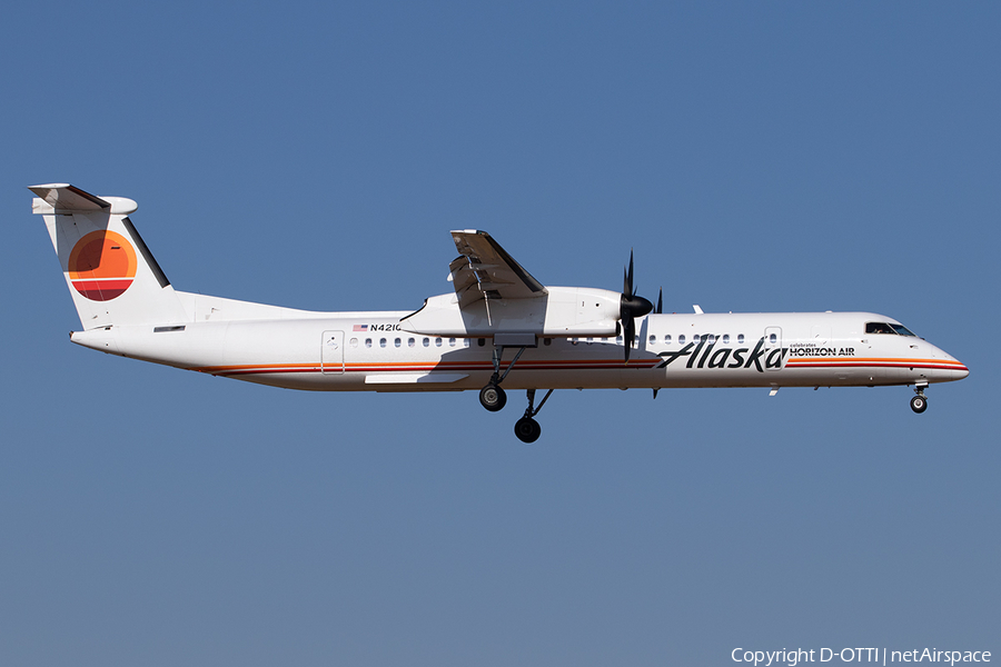 Alaska Airlines (Horizon) Bombardier DHC-8-402Q (N421QX) | Photo 522107